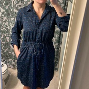 Loft Shirt Dress with Pockets
